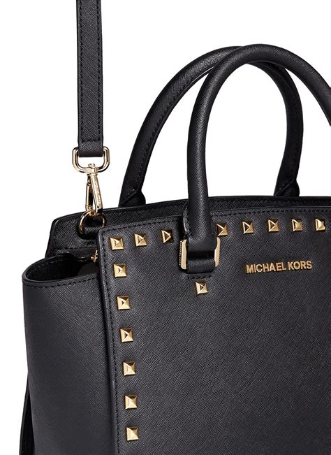 michael kors medium selma purse|Michael Kors selma studded.